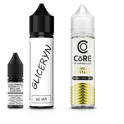 Компоненти Core by Dinner Lady - Vanilla Custard 60ml
