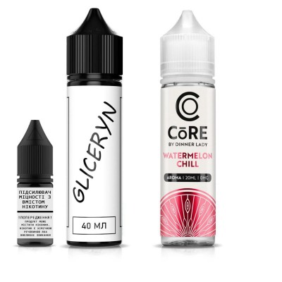 Компоненти Core by Dinner Lady - Watermelon Chill 60ml: Ціна, Характеристики, Фото