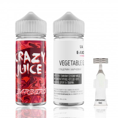 Набір Crazy Juice - Barbaris (120ml / 3mg): Ціна, Характеристики, Фото