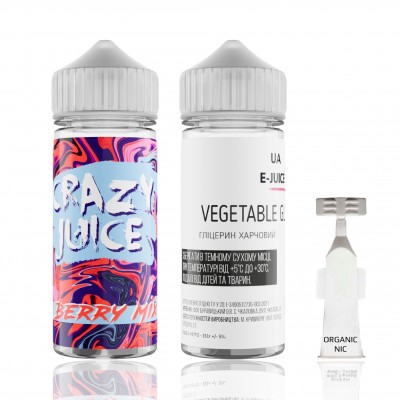 Набор Crazy Juice - Berry Mix (120ml / 3mg): Цена, Характеристики, Фото