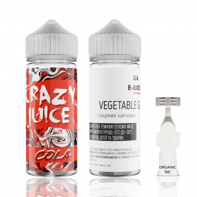Набір Crazy Juice - Cola 120ml: Ціна, Характеристики, Фото