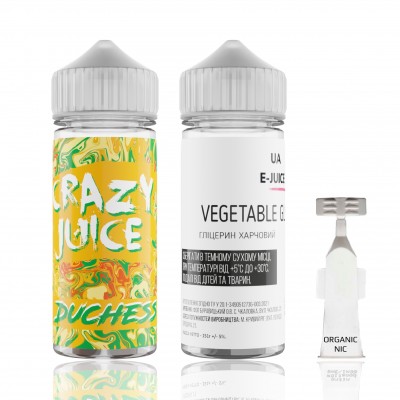 Компоненти Crazy Juice - Duchess (120ml / 3mg)