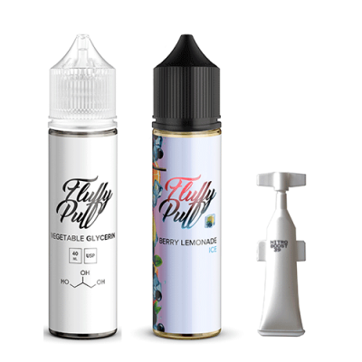 Компоненти Fluffy puff - Berry Lemonade ICE (60ml / 3mg): Ціна, Характеристики, Фото