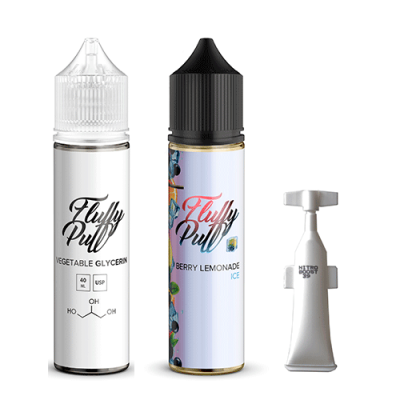 Набір Fluffy puff - Berry Lemonade ICE (60ml / 3mg)