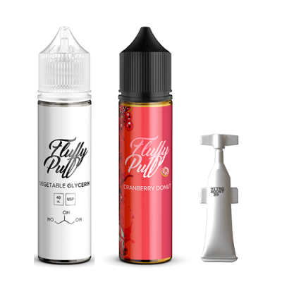 Набір Fluffy puff - Cranberry Donut (60ml / 3mg)