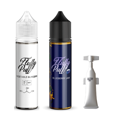 Набір Fluffy puff - Blueberry Jam (60ml / 3mg)