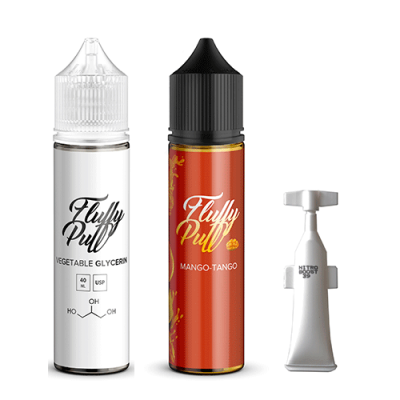 Компоненти Fluffy puff - Mango Tango (60ml / 3mg): Ціна, Характеристики, Фото