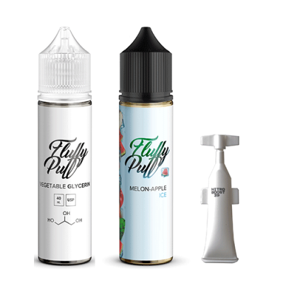 Набір Fluffy puff - Melon Apple ICE (60ml / 3mg): Ціна, Характеристики, Фото