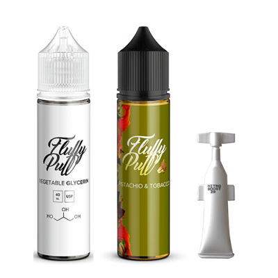 Набір Fluffy puff - Pistachio Tobacco (60ml / 3mg): Ціна, Характеристики, Фото