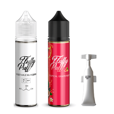 Набір Fluffy puff - Tropical Grapefruit (60ml / 3mg)