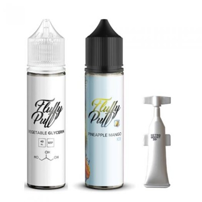 Компоненти Fluffy puff - Pineapple Mango ICE 60ml: Ціна, Характеристики, Фото
