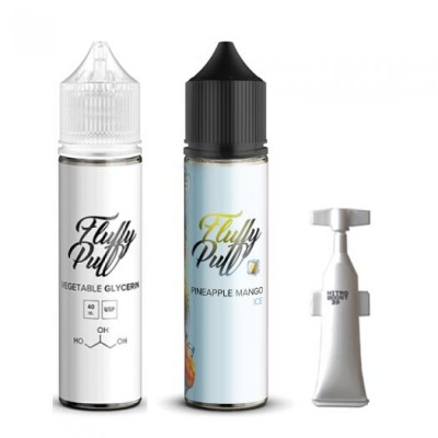 Набор Fluffy puff - Pineapple Mango ICE 60ml: