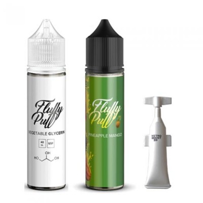 Компоненти Fluffy puff - Pineapple Mango 60ml: Ціна, Характеристики, Фото