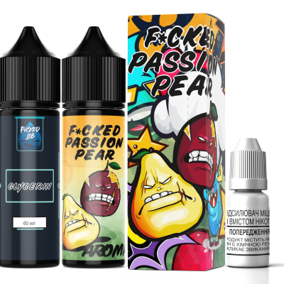 Компоненти Fucked - Passion Pear (60ml / 3mg): Ціна, Характеристики, Фото