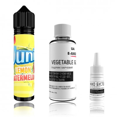 Набір Рідина Juni - Watermelon Lemon (60ml / 3mg): Ціна, Характеристики, Фото