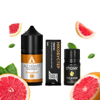 Набір Рідина Alchemist salt - Grapefruit (30ml / 50mg):