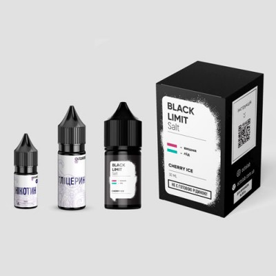 Набір Рідина Black Limit salt - Cherry Ice (30ml / 50mg)