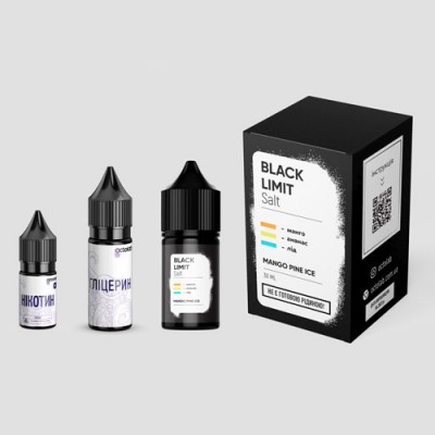 Компоненти Black Limit salt - Mango Pine Ice (30ml / 50mg)