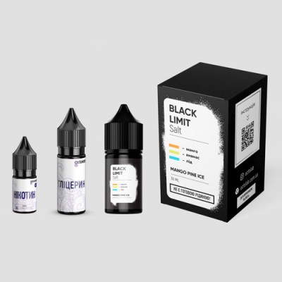 Набор Жидкость Black Limit salt - Mango Pine Ice (30ml / 50mg):