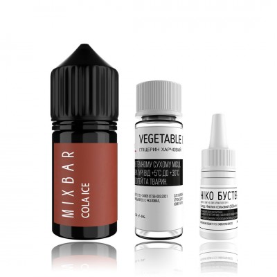 Компоненти Mixbar salt - Cola ICE (30ml / 50mg)