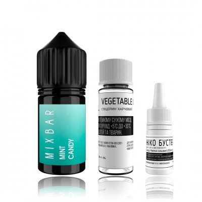 Компоненти Mixbar salt - Mint Candy (30ml / 50mg)