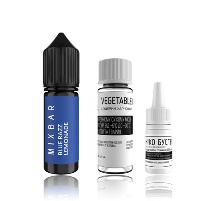 Компоненти Mixbar salt - Blue Razz Lemonade (15ml / 50mg)