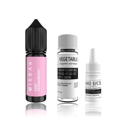 Компоненти Mixbar salt - Kiwi Strawberry (15ml / 50mg)