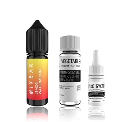 Компоненти Mixbar salt - Lemon Watermelon (15ml / 50mg)