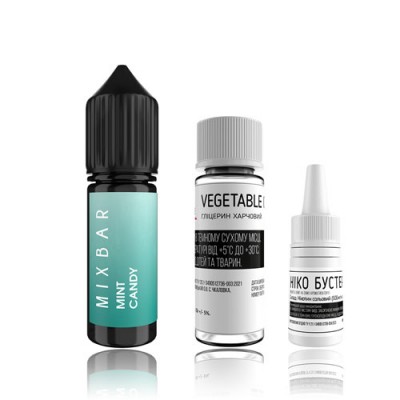 Компоненти Mixbar salt - Mint Candy (15ml / 50mg)