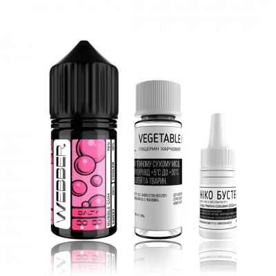 Компоненти Webber salt - Bubble Gum (30ml / 50mg)