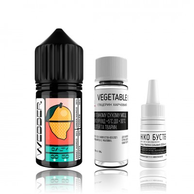 Компоненты Webber salt - Mango Papaya (30ml / 50mg): Цена, Характеристики, Фото