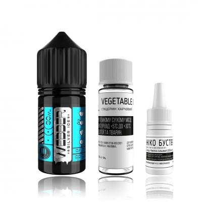 Компоненты Webber salt Silver - Berry Mix Cooler (30ml / 50mg): Цена, Характеристики, Фото