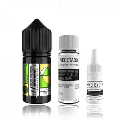 Компоненты Webber salt Silver - Mango Papaya (30ml / 50mg): Цена, Характеристики, Фото