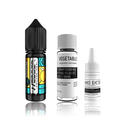 Компоненты Webber salt - Cucumber Peach (15ml / 50mg): Цена, Характеристики, Фото