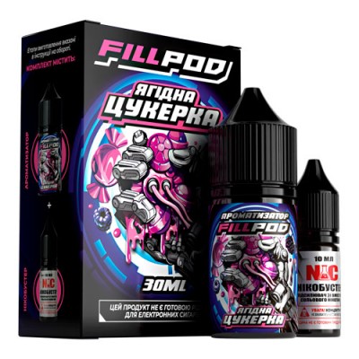 Компоненти FillPod salt - Ягідна Цукерка (30ml / 50mg)