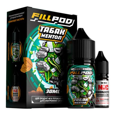 Компоненти FillPod salt - Тютюн Ментол (30ml / 50mg)