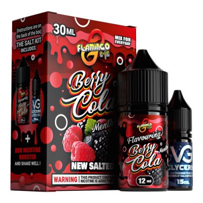 Компоненти Flamingo salt - Berry Cola (30ml / 50mg)