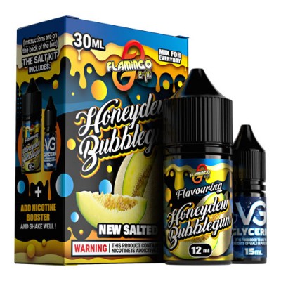 Компоненти Flamingo salt - Honeydew Bubblegum (30ml / 50mg)