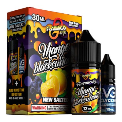 Компоненти Flamingo salt - Mango Black Currant (30ml / 50mg)