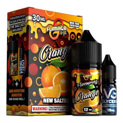 Компоненти Flamingo salt - Orange (30ml / 50mg)