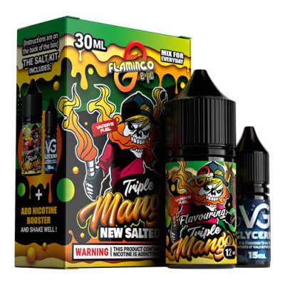 Компоненти Flamingo salt - Triple Mango (30ml / 50mg)