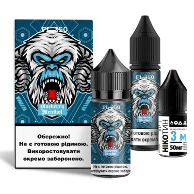 Набор Жидкость Flavorlab FL350 salt - Blueberry Menthol 30ml