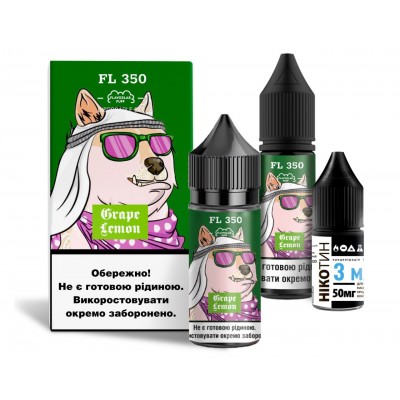 Набор Жидкость Flavorlab FL350 salt - Grape Lemon (30ml / 50mg): Цена, Характеристики, Фото