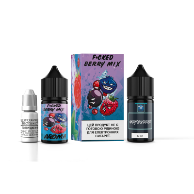 Компоненти Fucked salt - Berry Mix (30ml / 50mg): Ціна, Характеристики, Фото