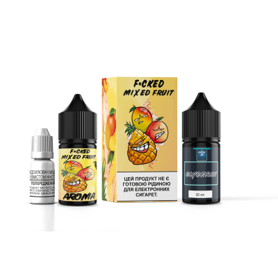 Набір Рідина Fucked salt - Mixed Fruit (30ml / 50mg): Ціна, Характеристики, Фото