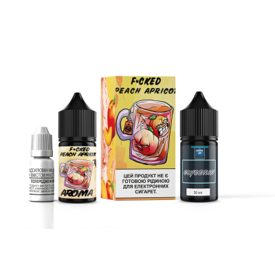 Набір Рідина Fucked salt - Peach Apricot Tea (30ml / 50mg): Ціна, Характеристики, Фото