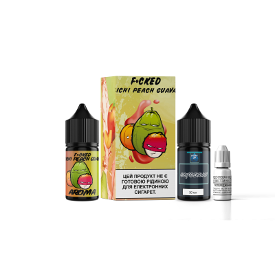 Набор Жидкость Fucked salt - Lichi Peach Guava (30ml / 50mg): Цена, Характеристики, Фото