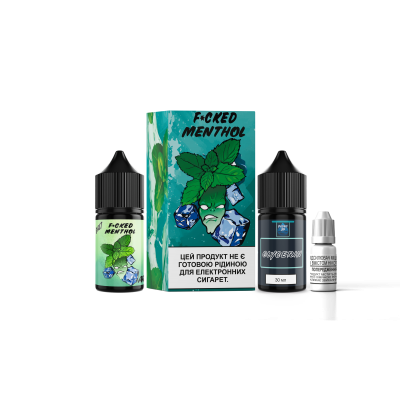 Набор Жидкость Fucked salt - Menthol (30ml / 50mg): Цена, Характеристики, Фото