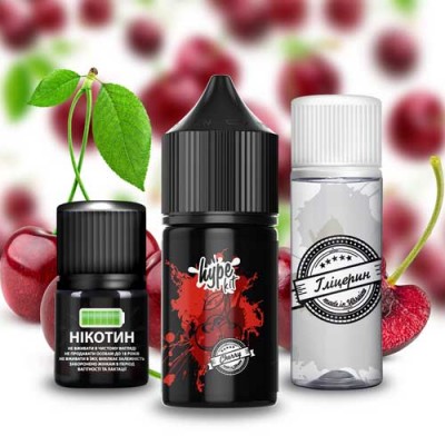 Компоненты Hype Salt - Cherry (30ml / 50mg): Цена, Характеристики, Фото