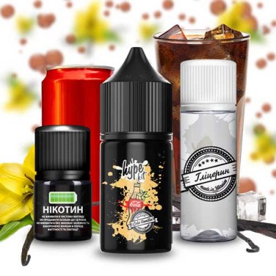 Компоненти Hype Salt - Cola Vanilla (30ml / 50mg): Ціна, Характеристики, Фото